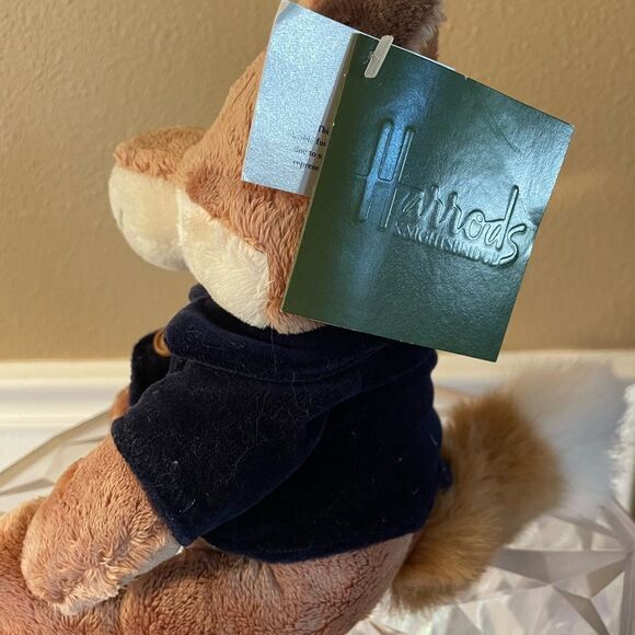 Harrods Hedgerow Velvet Jacket Fox Plush Vintage NWT - Picture 7 of 14